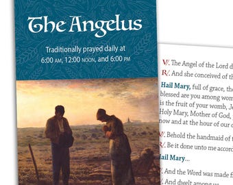 De Angelus-gebedskaart: afdrukbare pdf-download