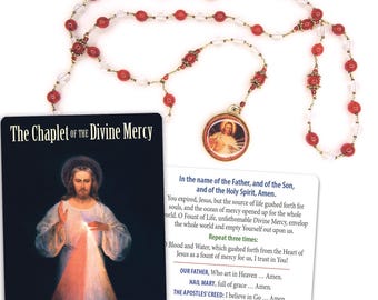 Divine Mercy Rosary: FREE Prayer Cards