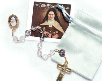 St. Therese Chaplet: FREE Prayer Card!