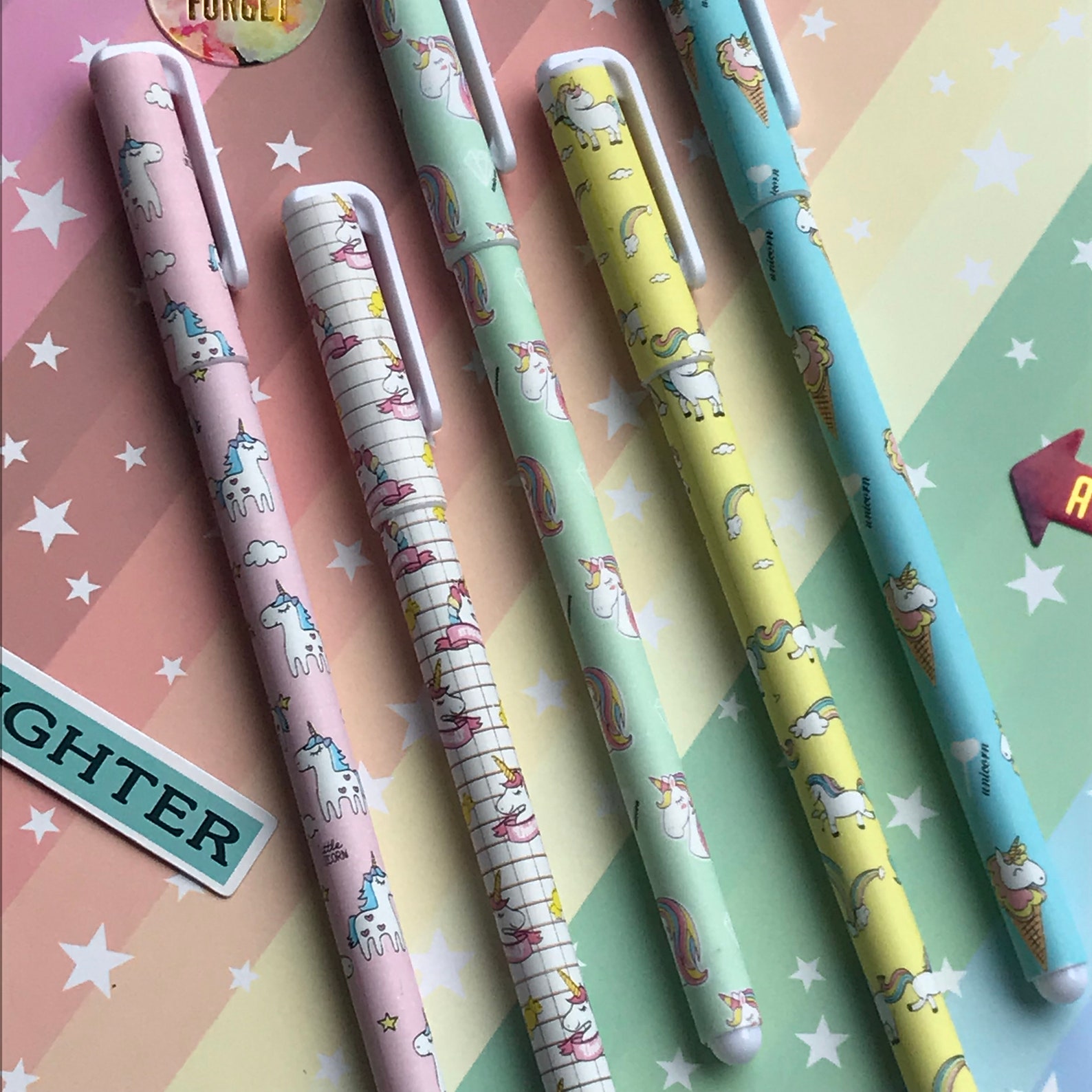Everyday Gel Pen Unicorn Unicorn Pen Unicorn Pen Gel Etsy