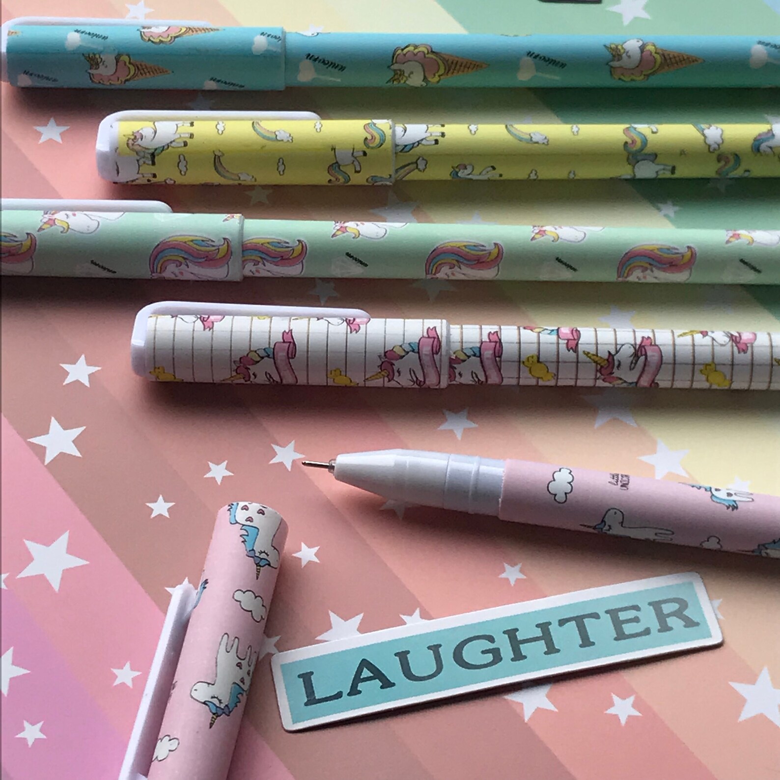 Everyday Gel Pen Unicorn Unicorn Pen Unicorn Pen Gel Etsy UK