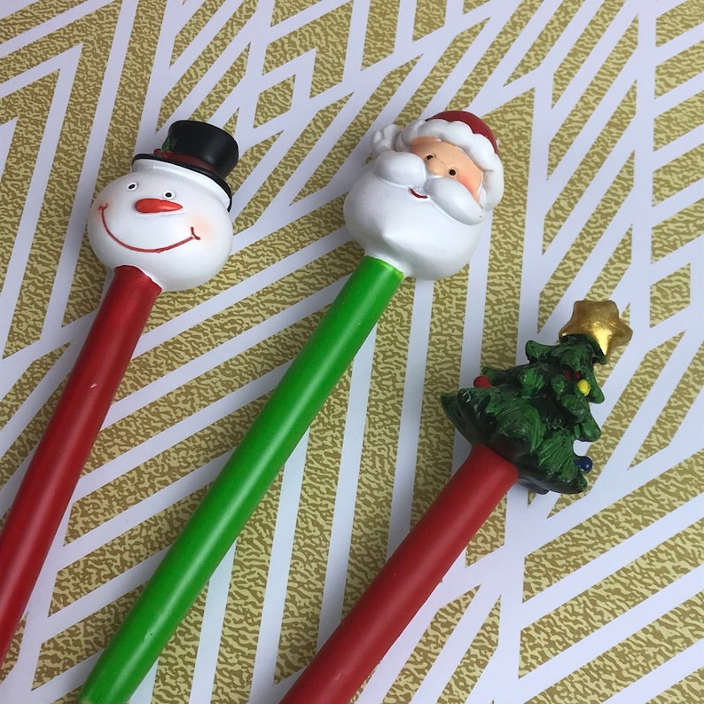 Christmas Pen Christmas Pens Cute Christmas Pen Christmas | Etsy