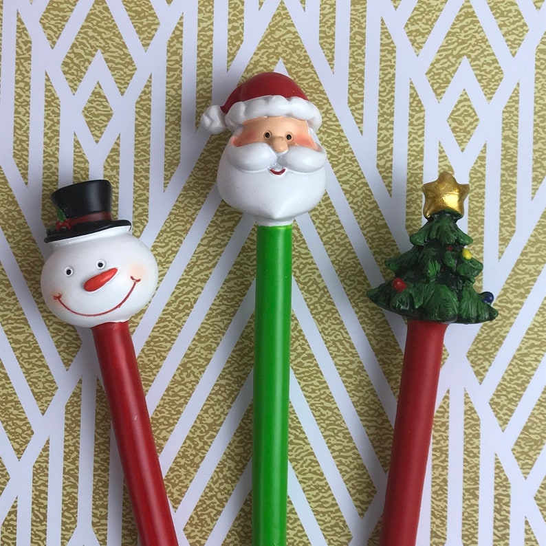 Christmas Pen Christmas Pens Cute Christmas Pen Christmas Etsy