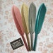 SALE!! Gel Pen - Feather Gold / Rose Gold / Silver / Teal, Feather, Feather Gel Pen, Gel Pen, Pen, Stationery