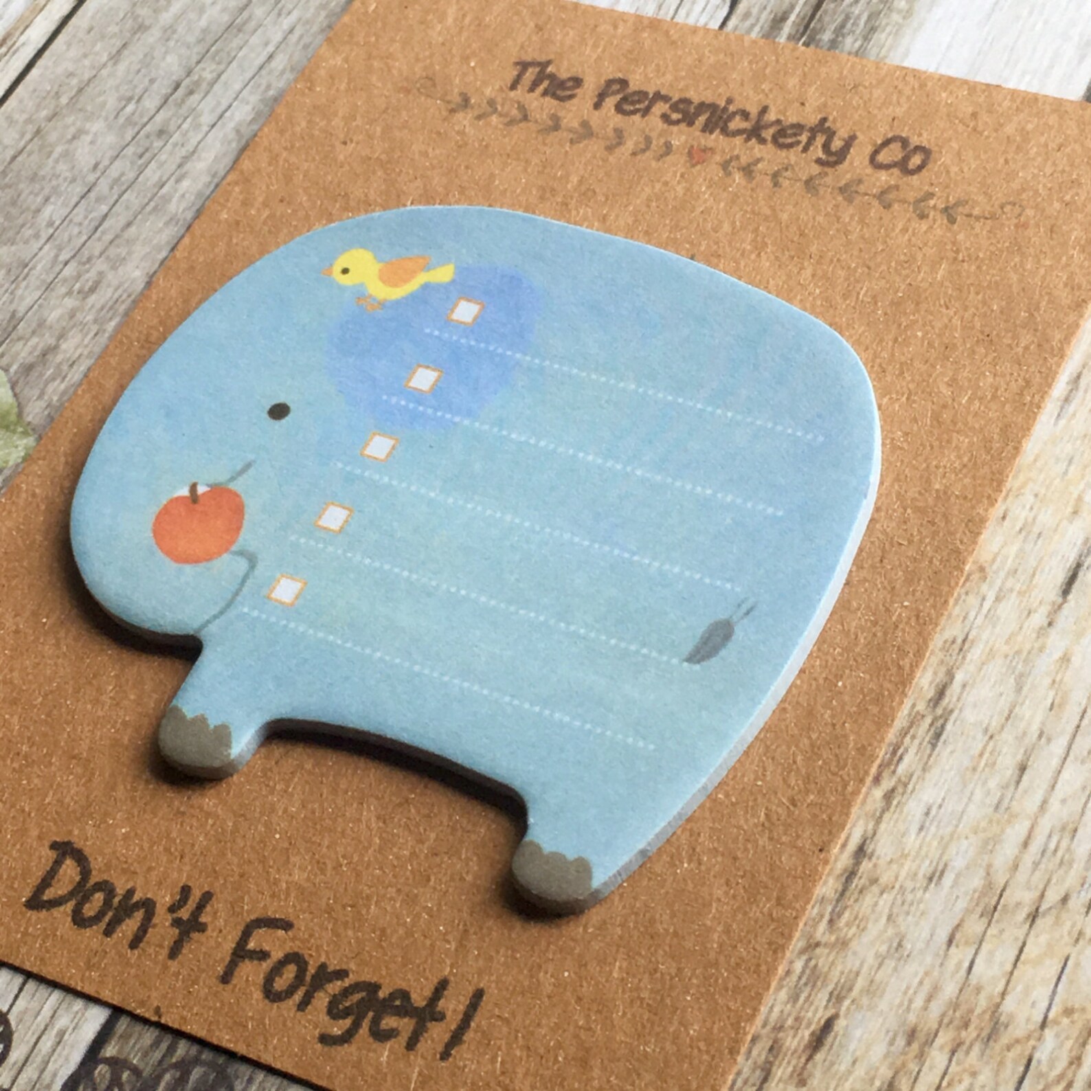 Elephant Sticky Note / Memo Note / Desk Note Don't Etsy