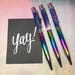 Mer-Mazing Ballpoint Pen, Pen, Ballpoint Pen, Black Ink, Stationery, Luxury Pen, Mermaid Pen, Unicorn Pen, Glitter Pen