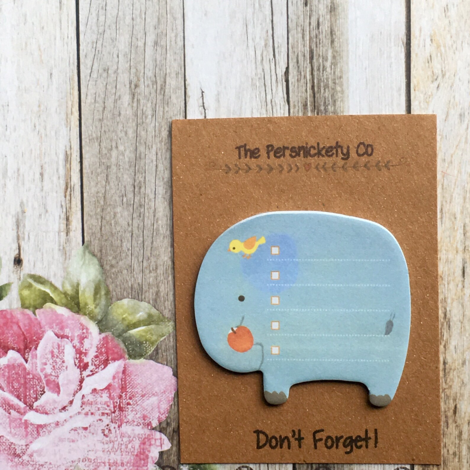 Elephant Sticky Note / Memo Note / Desk Note Don't Etsy