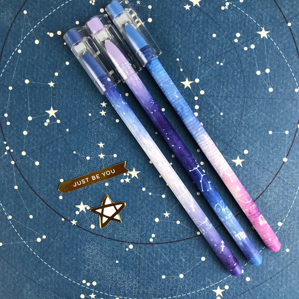 Constellation Pens Zodiac Pens Zodiac Constellation Cosmic Etsy