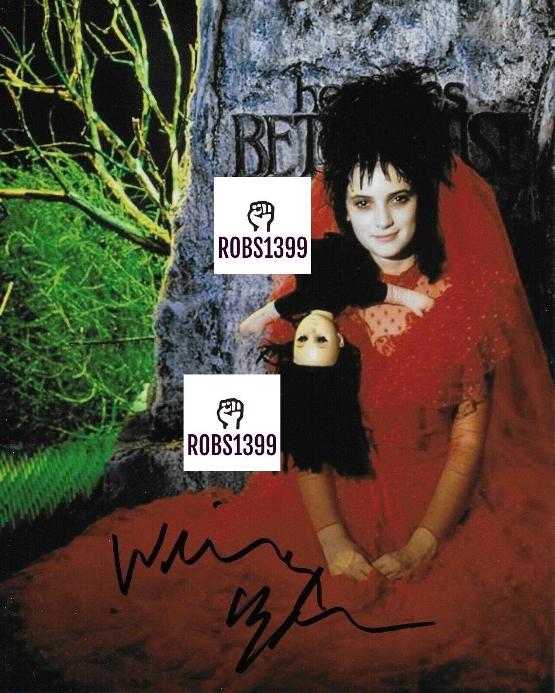 WINONA RYDER Autograph 8x10 Reprint Photo Etsy