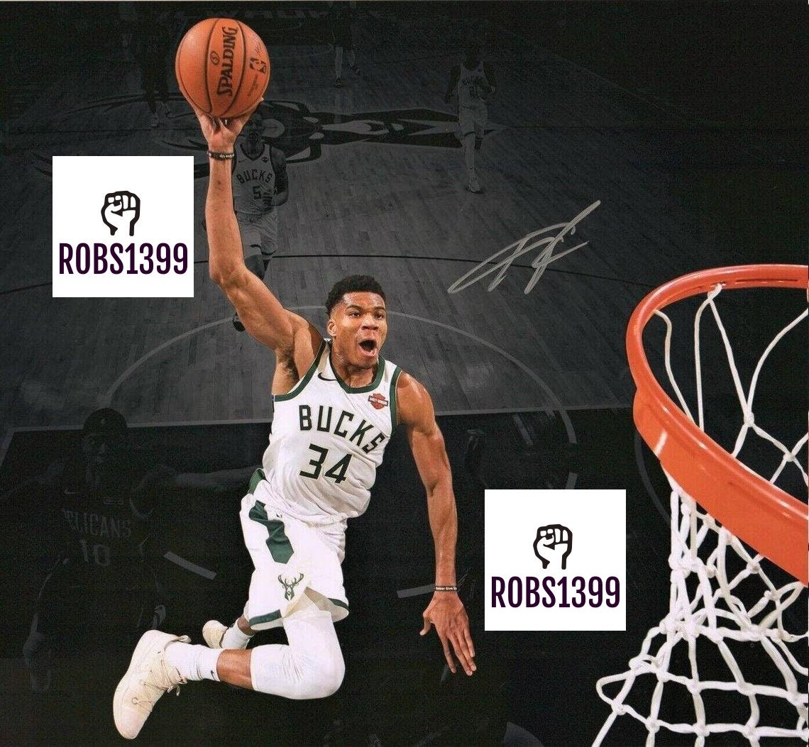 GIANNIS ANTETOKOUNMPO Autograph 8x10 Reprint Photo Etsy