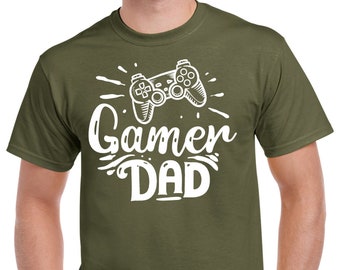 Regalos de cumpleaños para papá Hombres Regalo de cumpleaños para papá Gamer Papá Camiseta de cumpleaños para papá Día del padre Presente