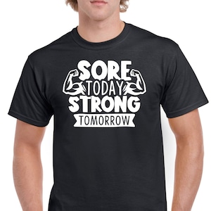 Premium Vector  Sore today strong tomorrow typography lettering