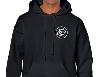 Personalised Hoody Hoodie Custom Work Sweatshirts For Men Printed Workwear Text Or Logo Hospitality Working Top