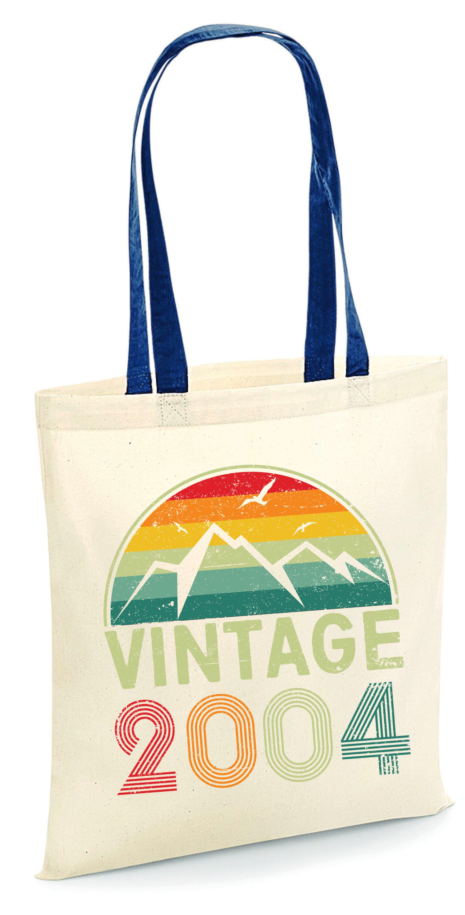 Vintage 2004 Tote Bag, 21st Birthday Gift, Born in 2004, 21 Years