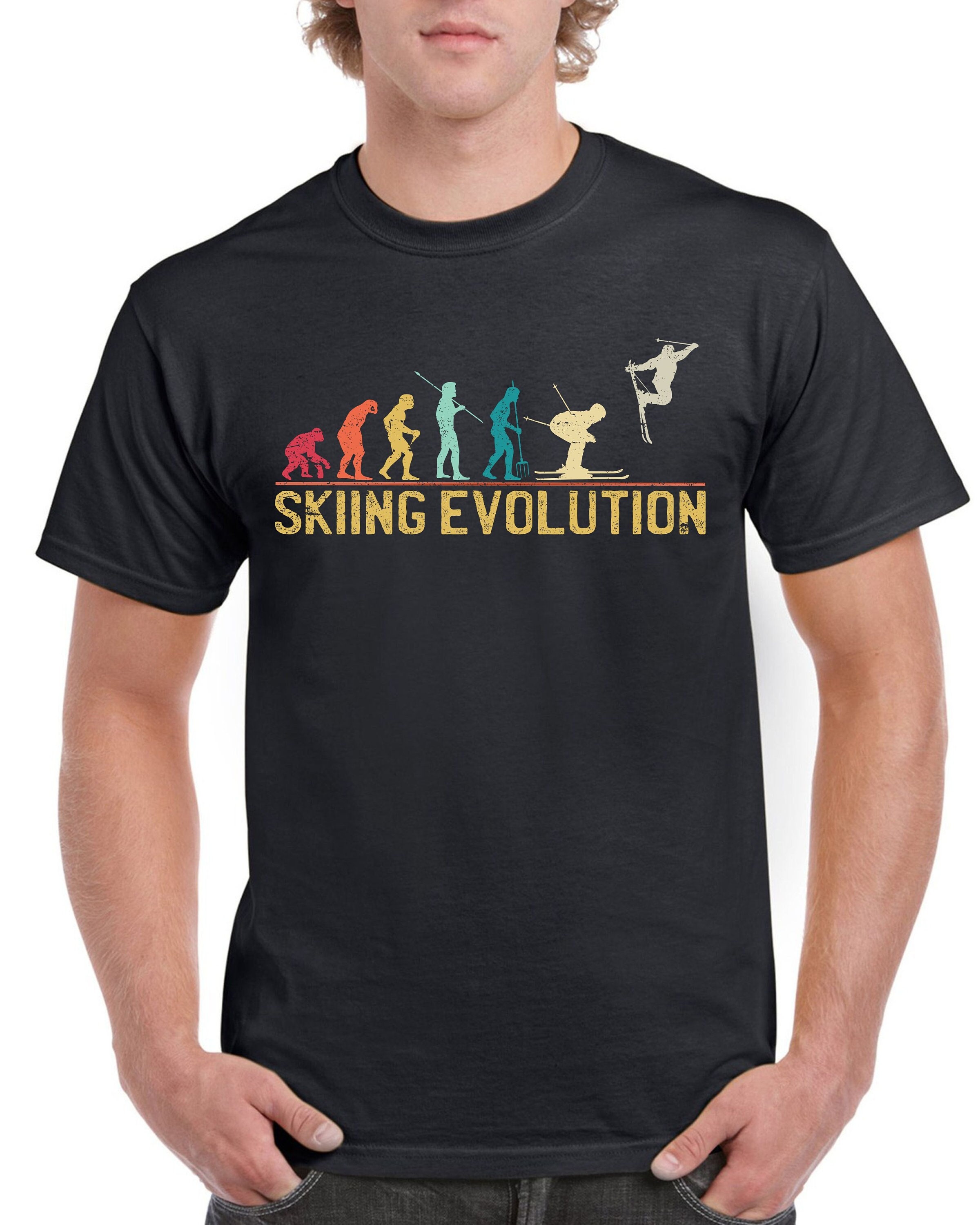 Snowboard Evolution Shirt - From Cavemen To A Snowboarder Snowboard Evolution Shirt - From Cavemen To A Snowboarder