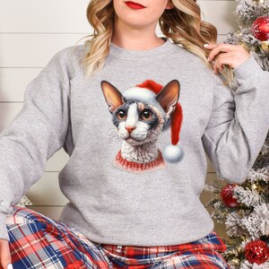 Cat Christmas Sweater Etsy Ireland