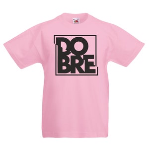 Boys Girls Kids Childs Dobre Brothers T Shirt YouTube Youtuber Jumper Jumping Top Light Pink