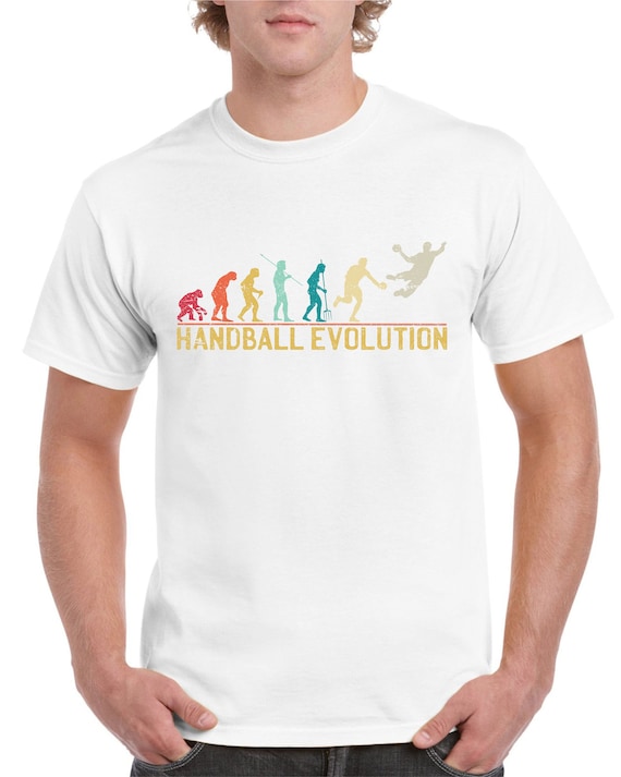 Urban Backwoods Handball Evolution Men's T-Shirt - Premium Cotton Regular Fit Tee