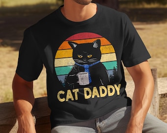 Cat Daddy T-Shirt, Fathers Day Gift for Dad, Mens T-Shirt for Fathers Day, Dad T-Shirt, Cool Fathers Day Shirt, Cat Dad Shirt