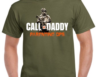 Call of Daddy: Birthday Gifts Graphic Cotton Tees Father Men Gift Idea for Dad