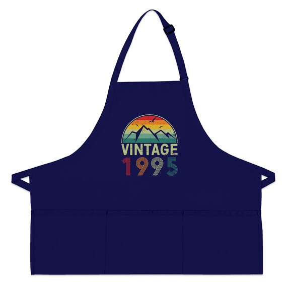 Nato 1995 Grill Master Grembiule da BBQ Divertente Regalo per il 30° Compleanno Uomo Donna Unisex Leggenda della Cucina Chef di Cucina Stile Vintage - Italia