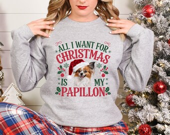 Xmas Sweater Christmas Sweatshirt Festive Sweater for Dog Lover