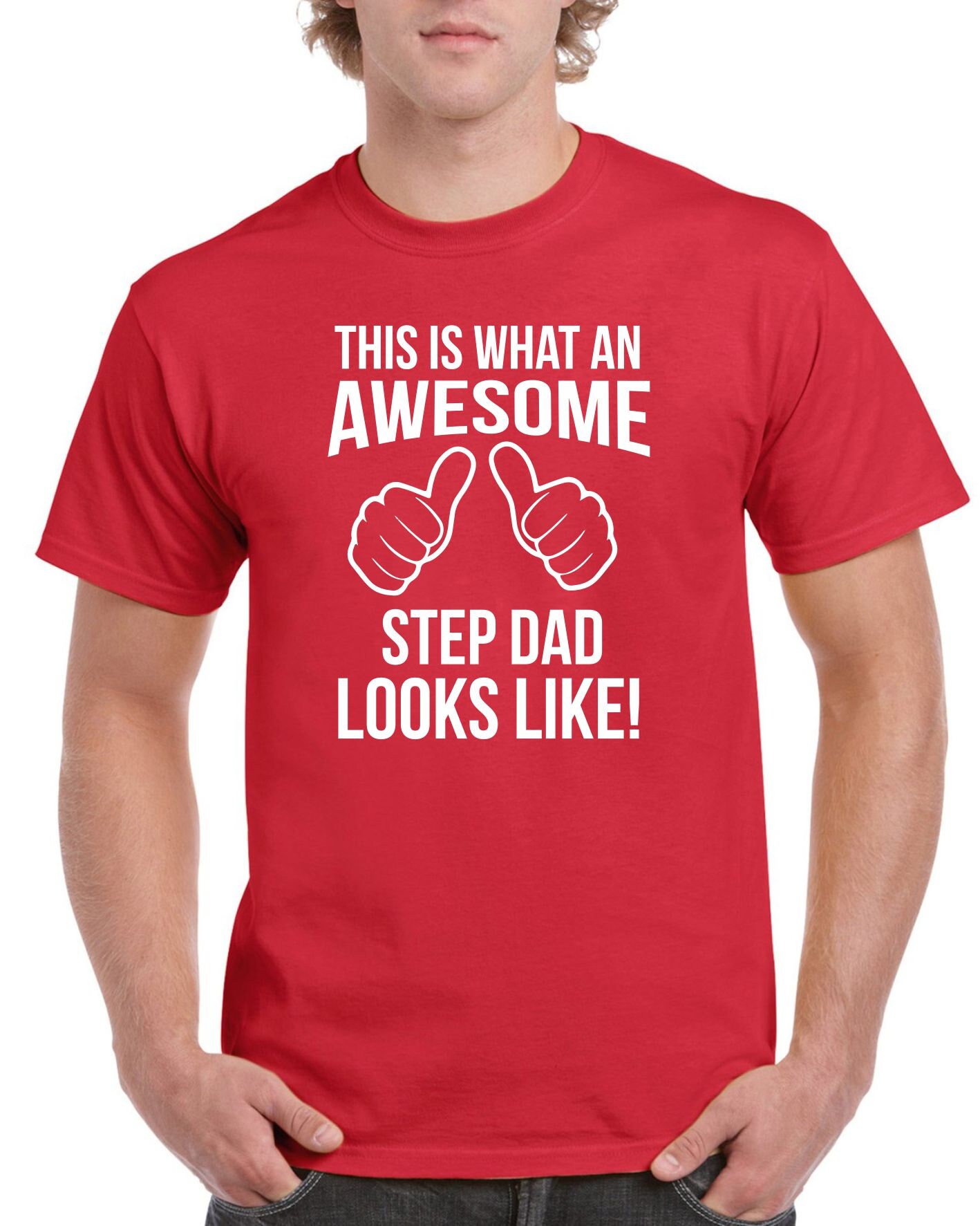 Festa Del Papà No 1 Stepdad Passo Papà Divertente T-Shirt 100% IN Cotone - Foto 13