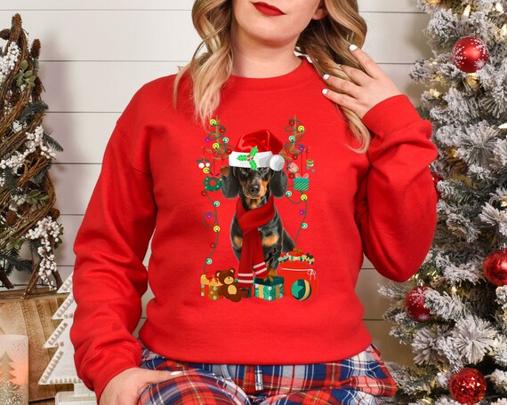 Dackel Pullover Mit Rollkragen – Ultraweich, Dehnbar – Für Winter, Weihnachten & Halloween (Blau, XL)