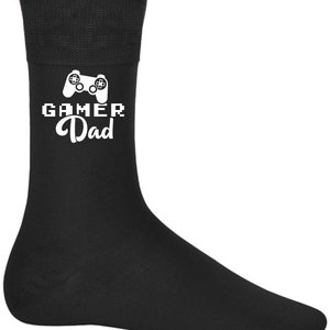 Cadeaux fête des pères Chaussettes fantaisie pour hommes Chaussures pour hommes Cadeaux d'anniversaire pour papa Papa gamer