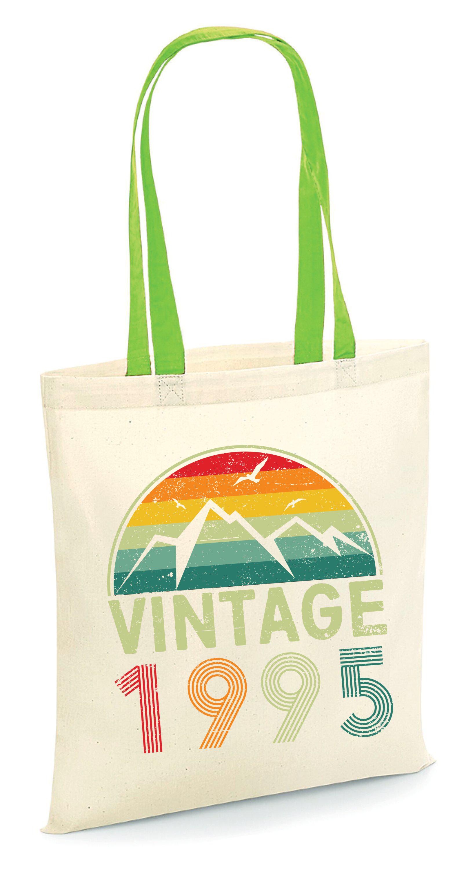 Established In 1995 Tote Bag - Cotton Canvas Tote With Print, 38x42 Cm, 10 Litre Capacity