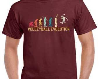 Lepni.me Men's 'History And Evolution Of Volleyball' T-Shirt - Vintage Graphic Tee, European Sizes - View #9