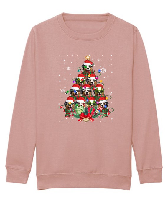 Süßer Weihnachtspullover Für Kinder (3-9 Jahre) Mit Weihnachtsbaum-Druck – Weich, Kuschelig & Perfekt Für Die Festtage!