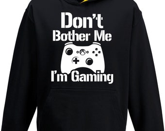 Gaming Hoodie “Dont Shoulder Me” | Retro Gaming Kapuzen Sweatshirt für Reisen, College, Festival | Geschenk für Gamer Freunde, Papa