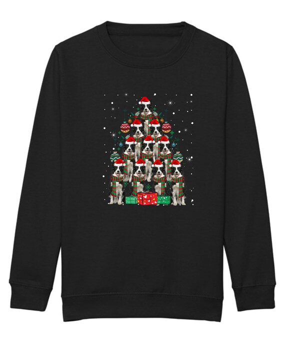 NATALE DONNA MANICA Lunga Pupazzo Di Neve Stampa Maglione Casual Top Da Fes ^ EUR 27,88