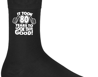 Socken 80.Geburtstag Geschenke für Männer oder Frauen Jahr 1946 Es dauerte 80 Jahre alt, um so gut auszusehen