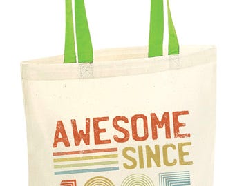 Awesome Since 1985 Tote Bag, 40th Birthday Tote Bag, Retro