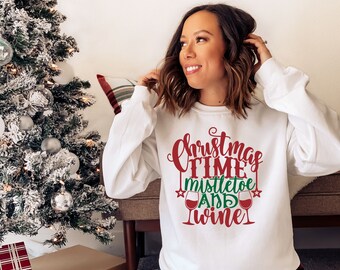 Womens Christmas Jumper Sweatshirt 