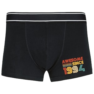 30th Birthday Gifts Mens Boxer Shorts 30 Years Old Born In 1994 Mens Underwear Men Briefs Awesome Since #2