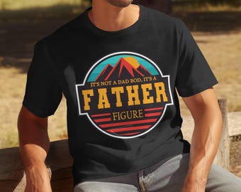 Vaderdagcadeau voor vader, heren-T-shirt voor Vaderdag, vader T-shirt, It's Not a Dad Bod It's a Father T-shirt figuur, grappig shirt vader