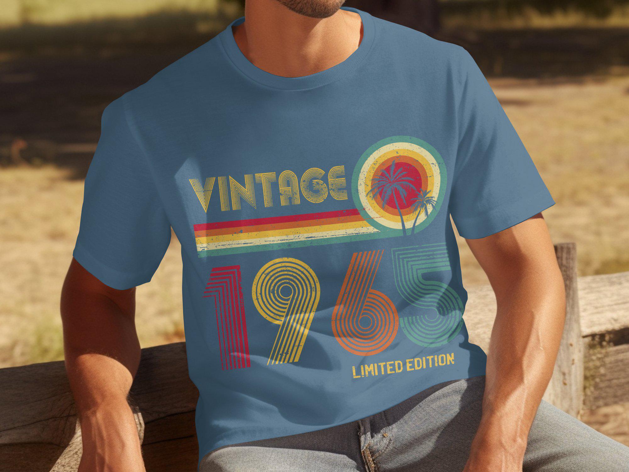 Mens 60th Birthday Shirt Vintage 1965 Limited Edition Retro Style Gift for Him Dad Grandpa Born in 1965 60 Years Old Present Mens 60th Birthday Shirt Vintage 1965 Limited Edition Retro Style Gift for Him Dad Grandpa Born in 1965 60 Years Old Present