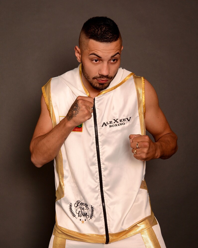 Custom Boxing Vest Custom Boxing Hoody Boxing Jacket Boxing Etsy