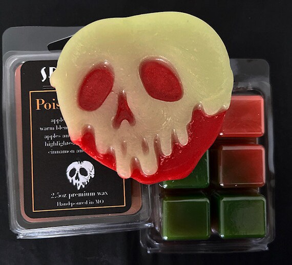 Poison Apple Wax Melt | Movie Inspired | Spooky | Halloween | Christmas | Scary | Scented | Gift Ideas | Warm Apples Peaches | Evil Witch