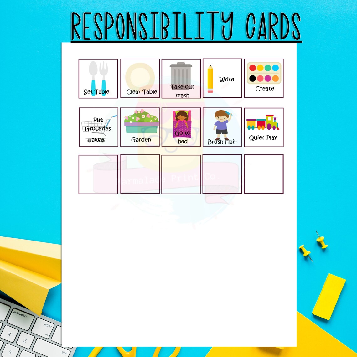 Morning/evening Checklist, Chore Chart Printable - Etsy