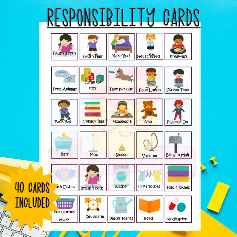 Morning/evening Checklist, Chore Chart Printable - Etsy