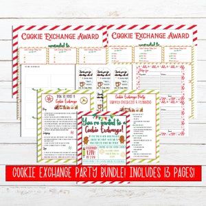 Cookie Exchange Party Kit, Cookie Holiday Invitation, Holiday Party Kit, Christmas Traditions, Custom Invitations