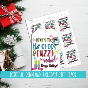 Christmas Gift tag, Staff Appreciation Gift Tag, Printable Gift Tags, Staff Appreciation Gift Tag, Holiday Gift Tags, Goody Bag Gift Tag