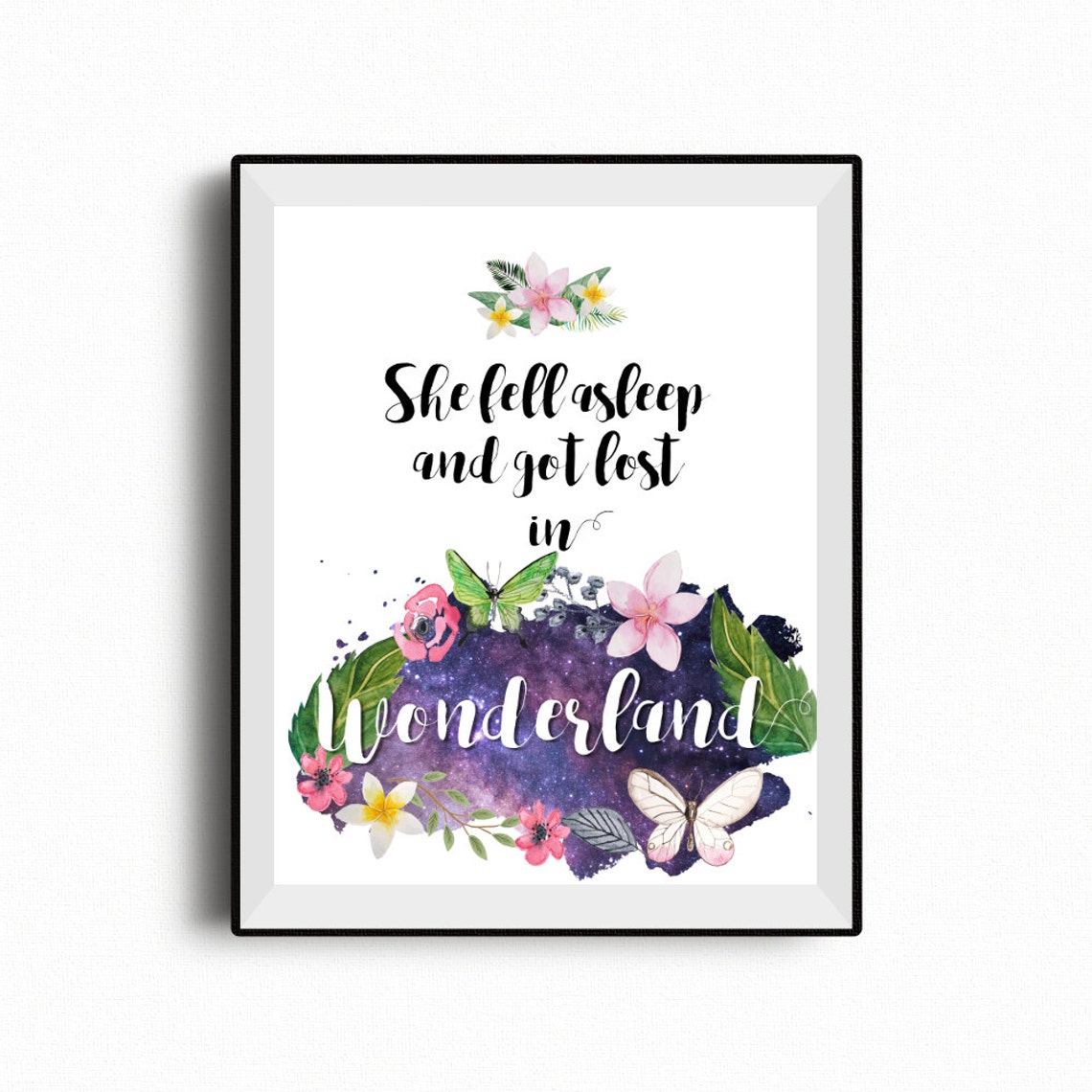 Alice in Wonderland Wall Art Printable Alice in Wonderland Etsy Canada
