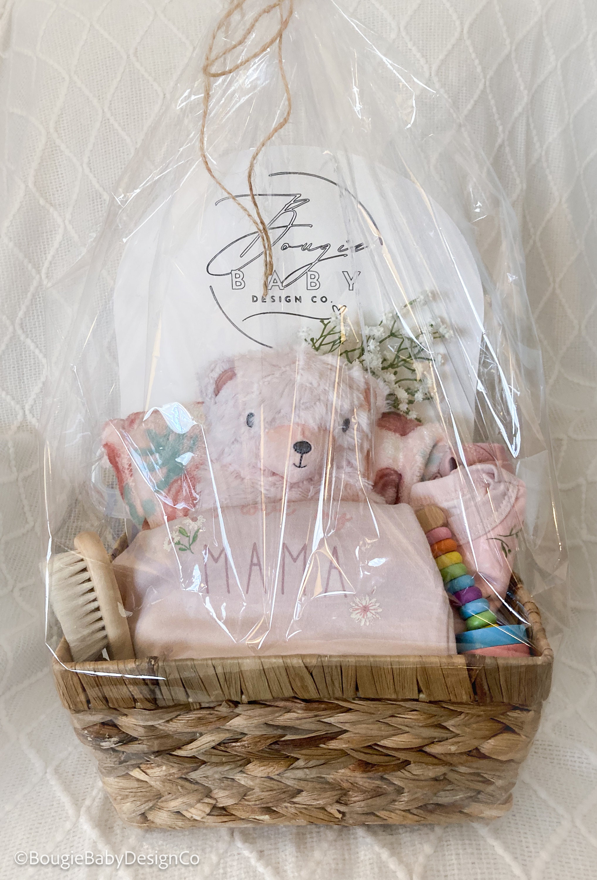 Laundry Basket Tutu Basket Baby Shower Gift Custom Pink Baby Girl