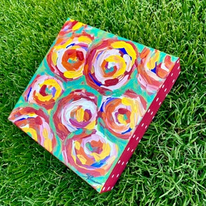 Floral painting on canvas
