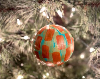 Hand painted Christmas ornament
